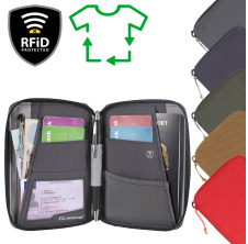 RFiD Mini Travel Wallet Recycled