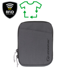 RFiD Travel Neck Pouch Recycled; grey