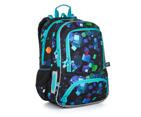 Školní batoh s krychličkami Topgal NIKI 22022 -