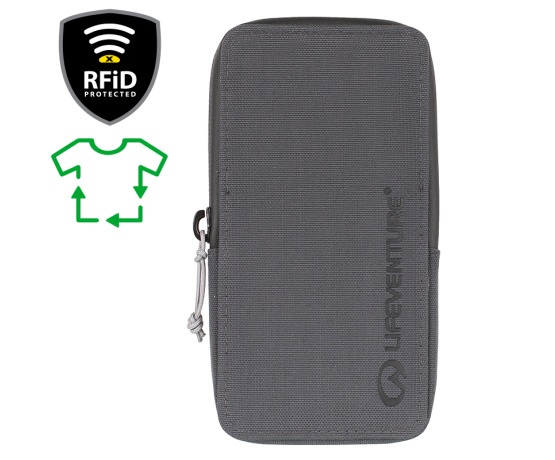 RFiD Phone Wallet Recycled; grey