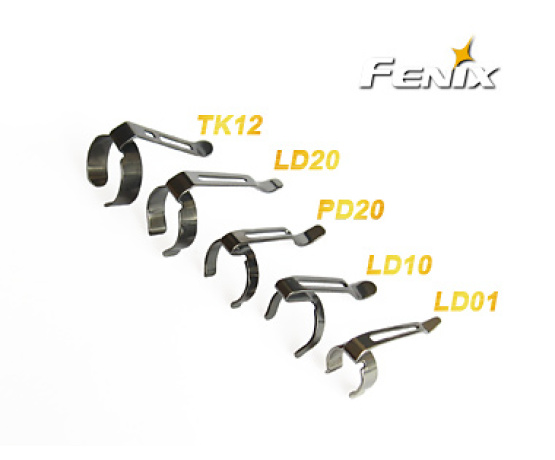 Náhradní spony pro svítilny Fenix - Fenix PD32 a UC35