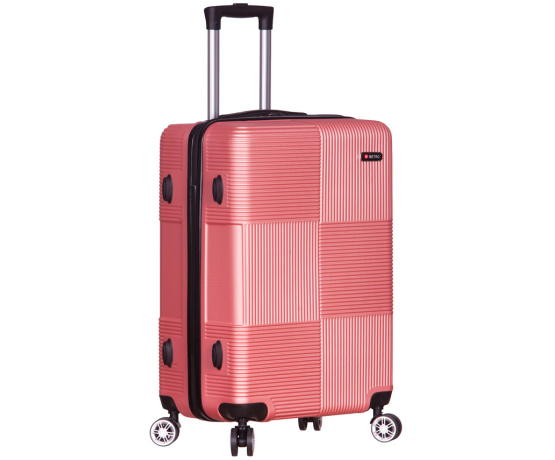 Cestovní kufr METRO LLTC3/3-M ABS - růžová