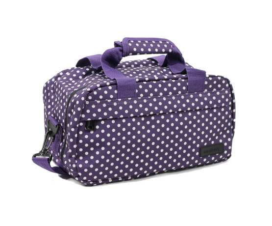Cestovní taška MEMBER'S SB-0043A - fialová/bílá