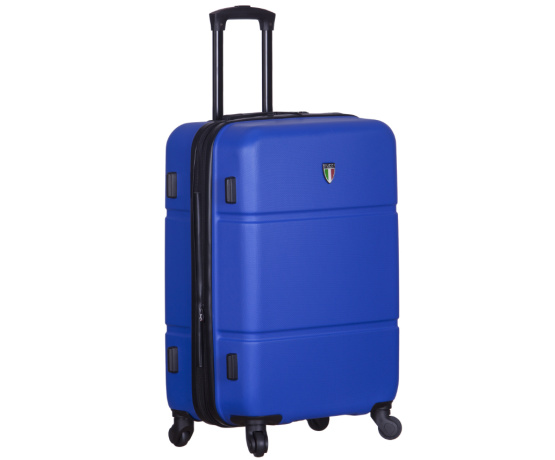 Cestovní kufr TUCCI T-0117/3-M ABS - modrá