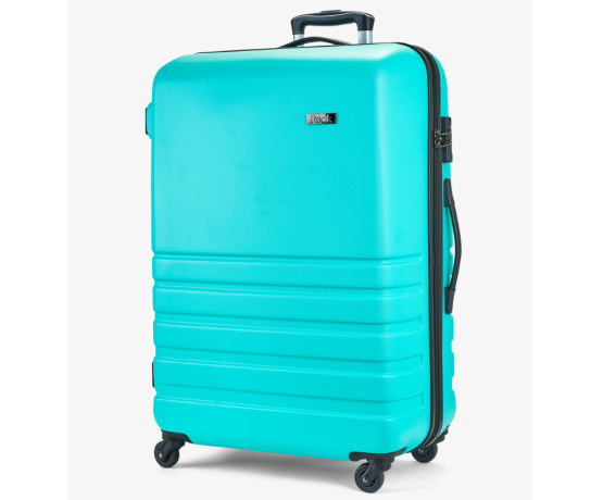 Cestovní kufr ROCK TR-0169/3-L ABS - aqua