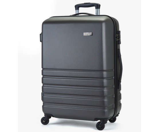 Cestovní kufr ROCK TR-0169/3-L ABS - charcoal