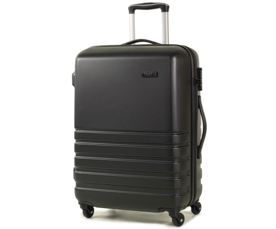 Cestovní kufr ROCK TR-0169/3-M ABS - černá