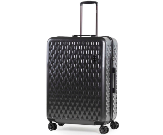 Cestovní kufr ROCK TR-0192/3-L ABS/PC - charcoal