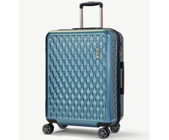 Cestovní kufr ROCK TR-0192/3-M ABS/PC - modrá