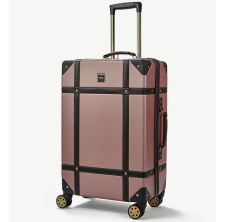 Cestovní kufr ROCK TR-0193/3-M ABS - růžová