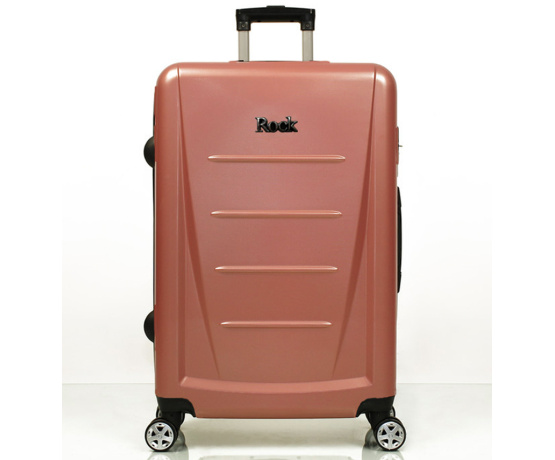 Cestovní kufr ROCK TR-0229/3-L ABS - růžová
