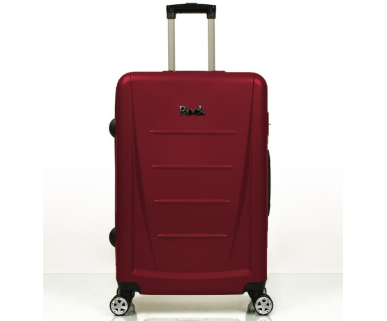 Cestovní kufr ROCK TR-0229/3-M ABS - červená