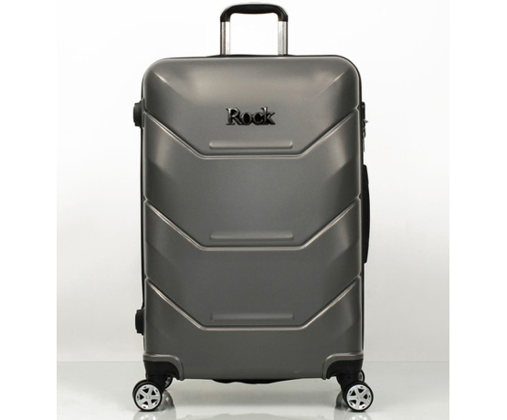 Cestovní kufr ROCK TR-0230/3-L ABS - šedá