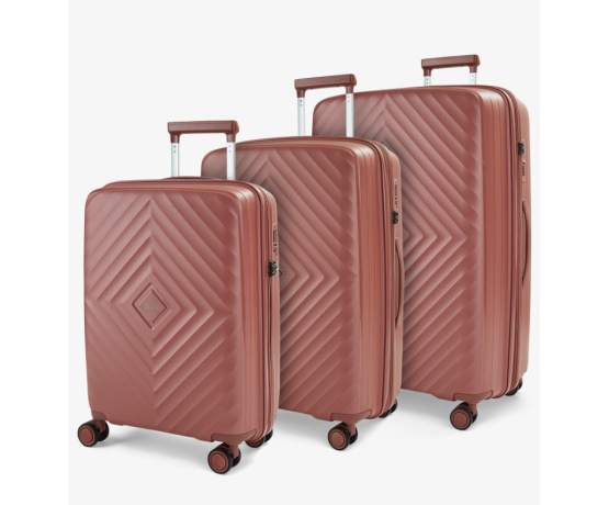 Sada cestovních kufrů ROCK Infinity PP - růžová