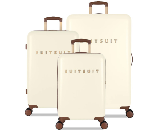 Sada cestovních kufrů SUITSUIT TR-7181/3 Fab Seventies Antique White